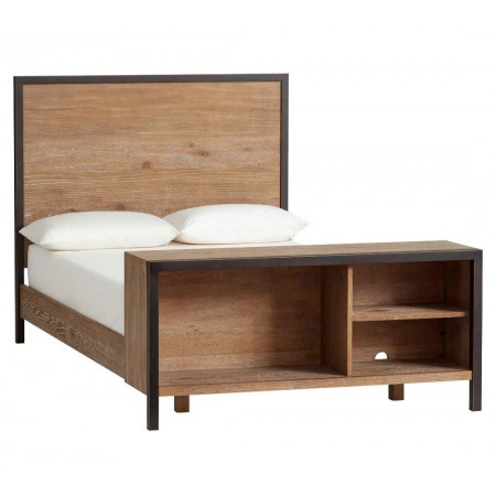 YC07 - 145 : Giường Ngủ + Hộc Sách Đuôi Giường